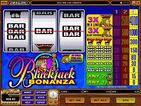 Play Blackjack Bonanza Casino Slots at All Slots Casino