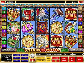 Play Chain Mail Casino Slots at Golden Reef Casino