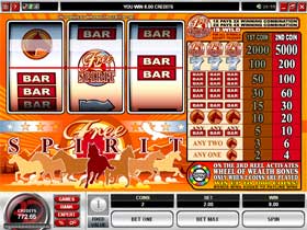 Play Free Spirit Wheel of Wealth Casino Slots at Golden Reef Casino