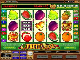 Play Fruit Fiesta Casino Slots at Golden Reef Casino