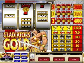 Play Gladiators Gold Casino Slots at Music Hall Casino