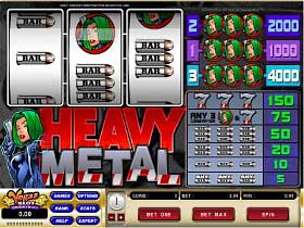 Play Heavy Metal Casino Slots at All Slots Casino