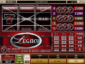 Play Legacy Casino Slots at Golden Reef Casino