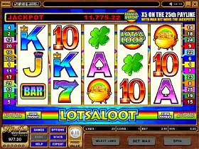 Play Lotsaloot 5-Reel Casino Slots at Nostalgia Casino