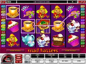 Play Mad Hatters Casino Slots at Roxy Palace Casino