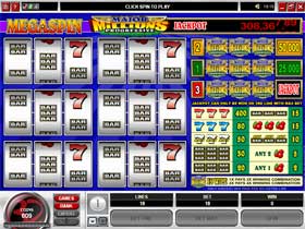 Play Major Millions MegaSpin Casino Slots at Golden Reef Casino