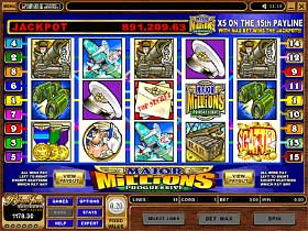Play Major Millions Casino Slots at Golden Reef Casino