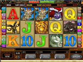 Play Mega Moolah Casino Slots at Golden Reef Casino