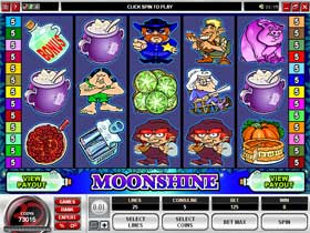 Play Moonshine Casino Slots at Golden Reef Casino
