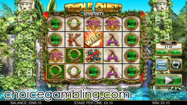 Temple Quest Spinfinity Slot Machine Temple Quest Spinfinity Slot Machine